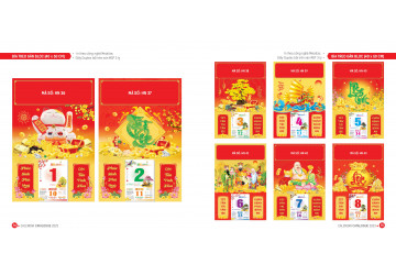 BÌA GẮN BLOC METALIZE