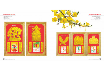 KHUNG PHÙ ĐIÊU GẮN BLOC 45x75 CM